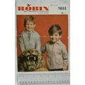 Vintage: Robin 1633 child's zip lumber, DK, 24-...