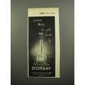 1951 D'Orsay Intoxication Perfume Ad - Someone ...