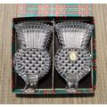 Glass Ashtray Bohemia Pin Trinket Dish 11.8cm L...