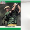 PAY NE STEWART 1990 AUTOGRAPHED PGA GOLF TOUR H...