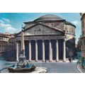Roma Il Pantheon Italy Postcard posted 1974 mar...