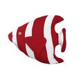 Pack Of 2] Red Tropical Fish Pillow 18""
