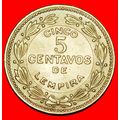 Ⰶ GREAT BRITAIN (1976-1989): HONDURAS★ 5 CENTAV...