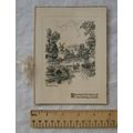 Vintage: unused card - Remembrance & Greeting s...
