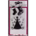 Papermania. Stockings & Tree Stamp Set. Stampin...