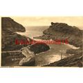 Boscastle Harbour, Cornwall, Photochrom Postcard