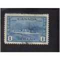 1942 canada hms cossack $1 f/u sg388