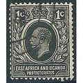 East Africa & Uganda Prot 1921 SG65 1c Black Fi...