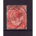 SOUTH AFRICA 1913 SG 4 1d ROSE RED FINE USED#5