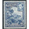 Grenada 1938 SG157 2 1/2d Bright Blue Mounted M...