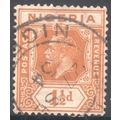 Nigeria 1914 - SG17 - 1½d orange - King George ...