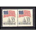 2115 22c U.S. Flag Fine MNH CNP Left 8 PA0590