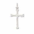 Sterling Silver Wrapped Ends and Center Cross P...
