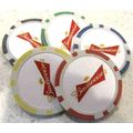 Budweiser Beer Bowtie Poker Chip Golf Ball Mark...