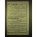 1902 The Macmillan Ad - The Macmillan company a...