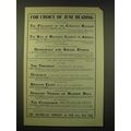 1902 The Macmillan Company Ad - For choice of J...