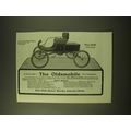 1902 Oldsmobile Car Ad - All Roads alike to the...