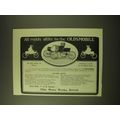 1902 oldsmobile Car Ad - All roads alike to the...