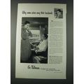 1947 Pullman Rail Car Ad - Why Some Wives Envy Their Husbands