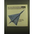 1965 Mead Ceramic Fibre Paper Ad - Skin a Bomber