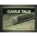 1985 Red Devil Lifetime Caulk Ad - Caulk Talk