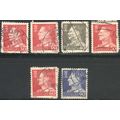 Denmark 1961 - SG435 /437/438a/439a/440a/443a -...