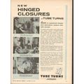 TUBE TURNS 1962 Hinged closures pipeline vacuum...