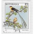 BOTSWANA 1997 SG866 P2 BIRDS MOLOPE SHAFTAILED ...