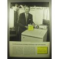 1957 Western Union Telegram Ad - Fred Maytag launches his biggest promotion