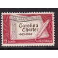 United States 1963 Carolina Charter and Quill 5...