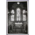 vintage postcard Altar & Reredos, Whippingham C...