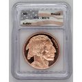 1 Oz Collectible Copper Buffalo Round ICG MS70 ...