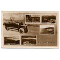 Postcard UK IOW "Just arrived at Alum Bay" mult...