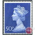 1970 SG831 50p Ultra High Value Machin Unmounte...