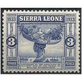 Sierra Leone 1933 SG172 3d Blue Mounted Mint . .