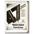 WATERMAN 1930 years experience Le Patrician fou...