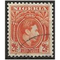 Nigeria 1941 SG52b 2 1/2d Orange Fine Used .. ..