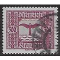 Mi 425: 300 Kr. blackish grey-lilac Airmail Def...
