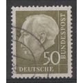 GERMANY 1954 - President Heuss definitive - 50p...