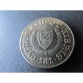 2002 CYPRUS TEN CENTS FREE POST. AN