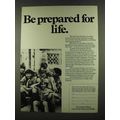 1972 Boy Scouts of America Ad - Be Prepared for...