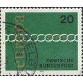 GERMANY, Europa CEPT, Chain, green 1971, 20pf, #5