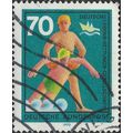 GERMANY, Lifeguard, green-blue 1970, 70pf, #5