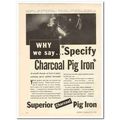 SUPERIOR CHARCOAL IRON COMPANY 1931 castings st...