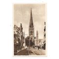 NICE ANIMATED PRINTED POSTCARD OF HIGH STREET C...