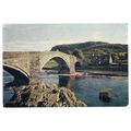 LLANWRWST BRIDGE, Denbighshire used postcard by...