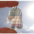 A Fluorite Horse Head Gemstone Touch Stone 1.75...