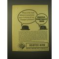 1965 Rootes Hire Ad - What is the most efficient & economical way of solving