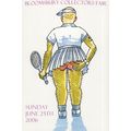 Transvestite Tennis Player LGBT Comic Advertisi...