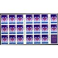 Love Kissing Swans / Heart Shape Pane of 20 32¢...